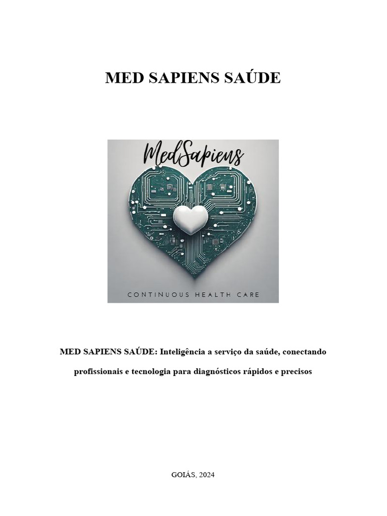 Inteligência Artificial em Saúde: MED SAPIENS | PDF | Inteligência ...