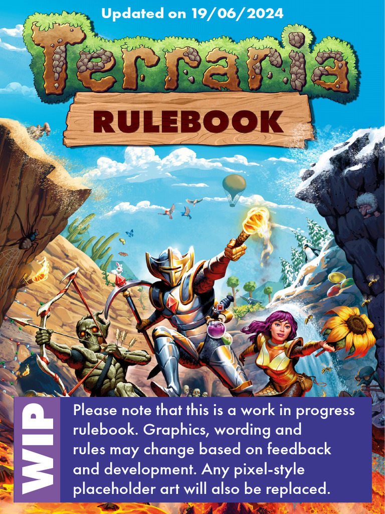 Terraria Board Game Rulebook Draft | PDF