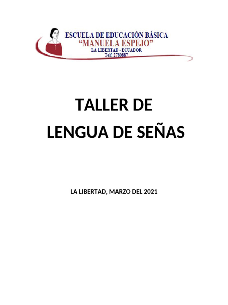 Diccionario de Lengua de Señas 2021 | PDF | Artes del Lenguaje y ...