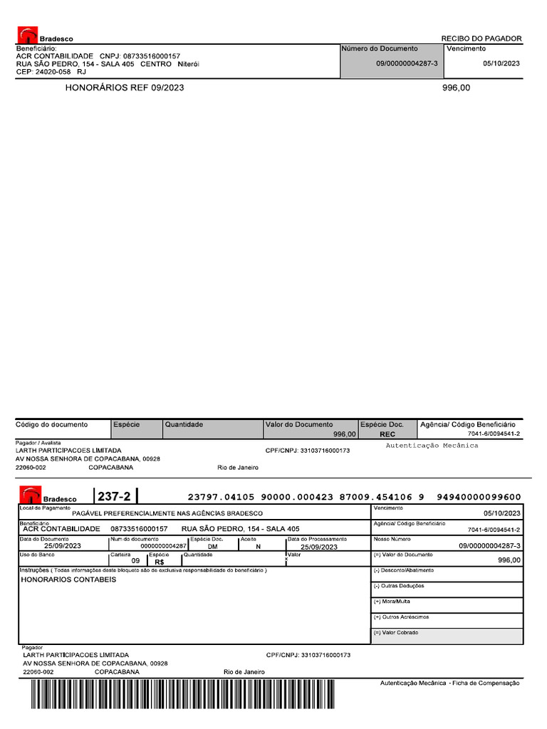 Boleto larth pdf