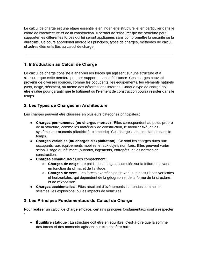 Calcul de Structure | PDF | Plaie | Résistance des matériaux