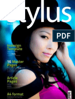 Indesign Template Master Pages Article Pages A4 Format: 300 Dpi CMYK Print Ready