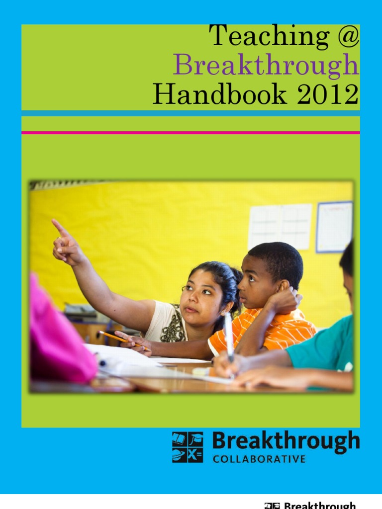 Breakthrough Program | PDF | Mentorship | Teachers