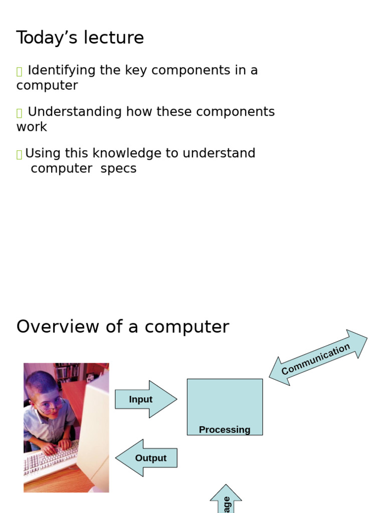 Understanding Computer Hardware Components | PDF | Computer Data ...