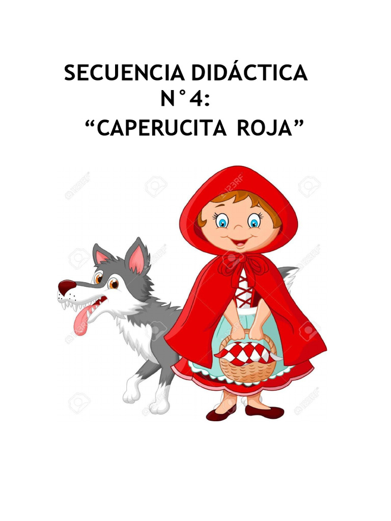 Actividades de Caperucita Roja para Primer Grado | PDF | Caperucita Roja
