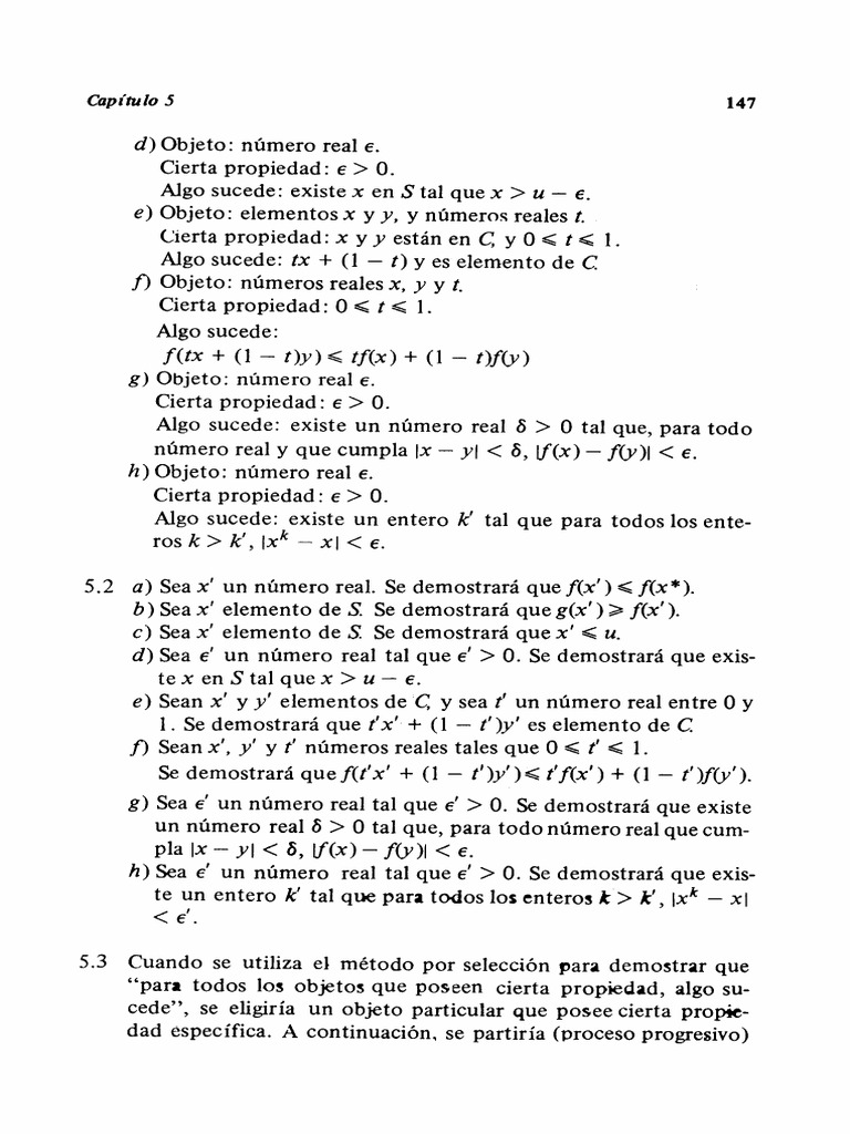 Cómo Entender y Hacer Demostraciones Matemáticas. Parte 5 | PDF