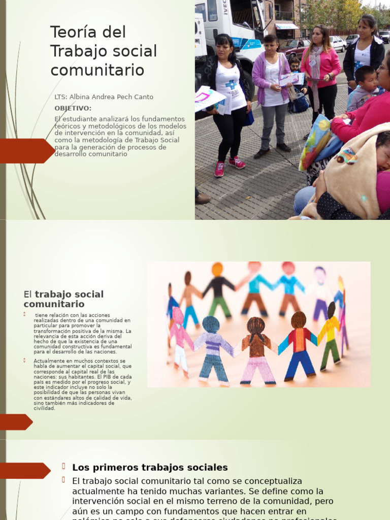 Teoría del Trabajo Social Comunitario | PDF | Trabajo Social | Comunidad
