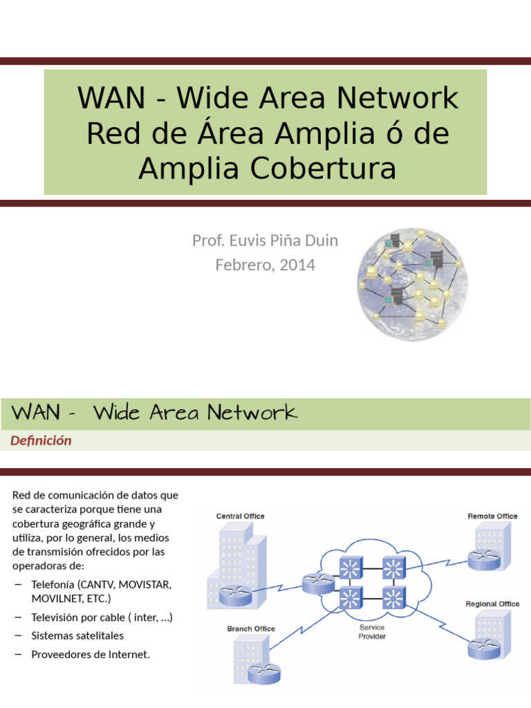 Tecnología y Dispositivos de WAN | PDF | Red de área amplia | Modo de ...