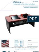 Revolution Computer Desk  (RS Series) - Assembly Instructions