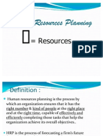 Human Resource Planning