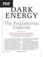 Sean Carroll - Dark Energy & The Preposterous Universe