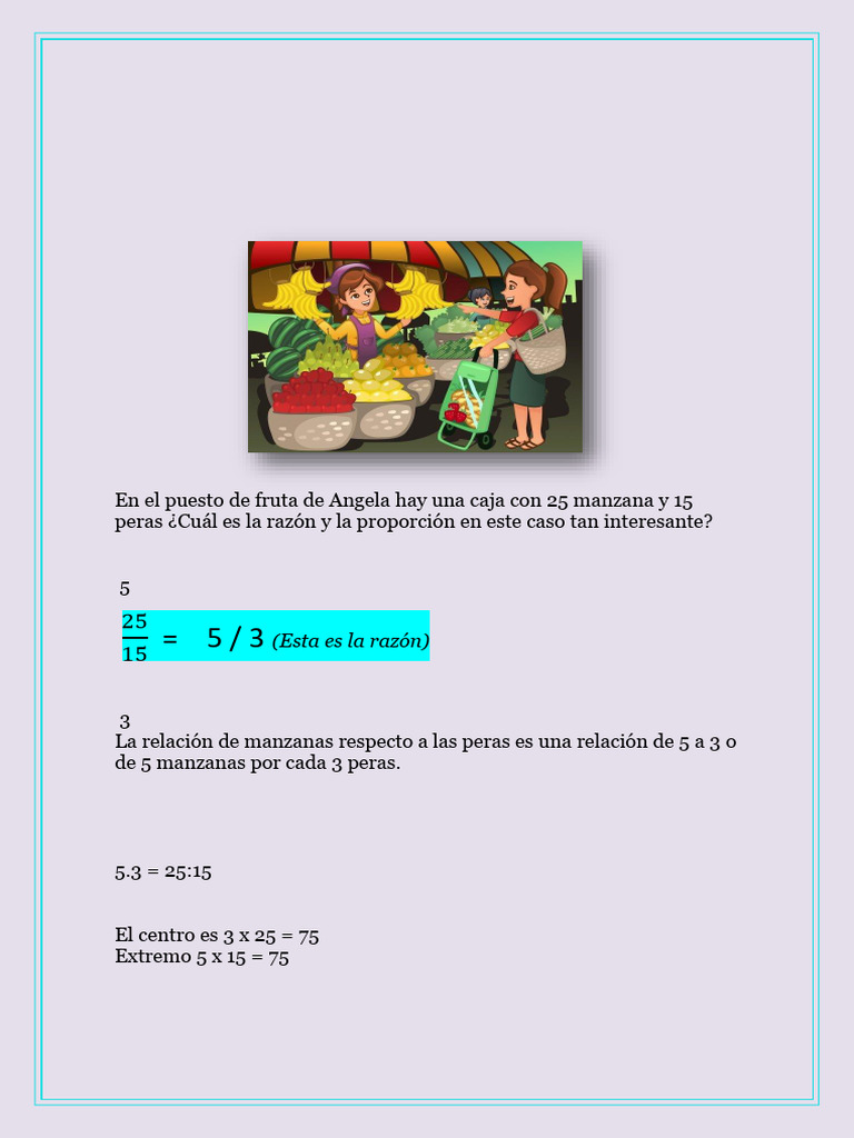 Aplicacion de La Razon y Proporcion | PDF