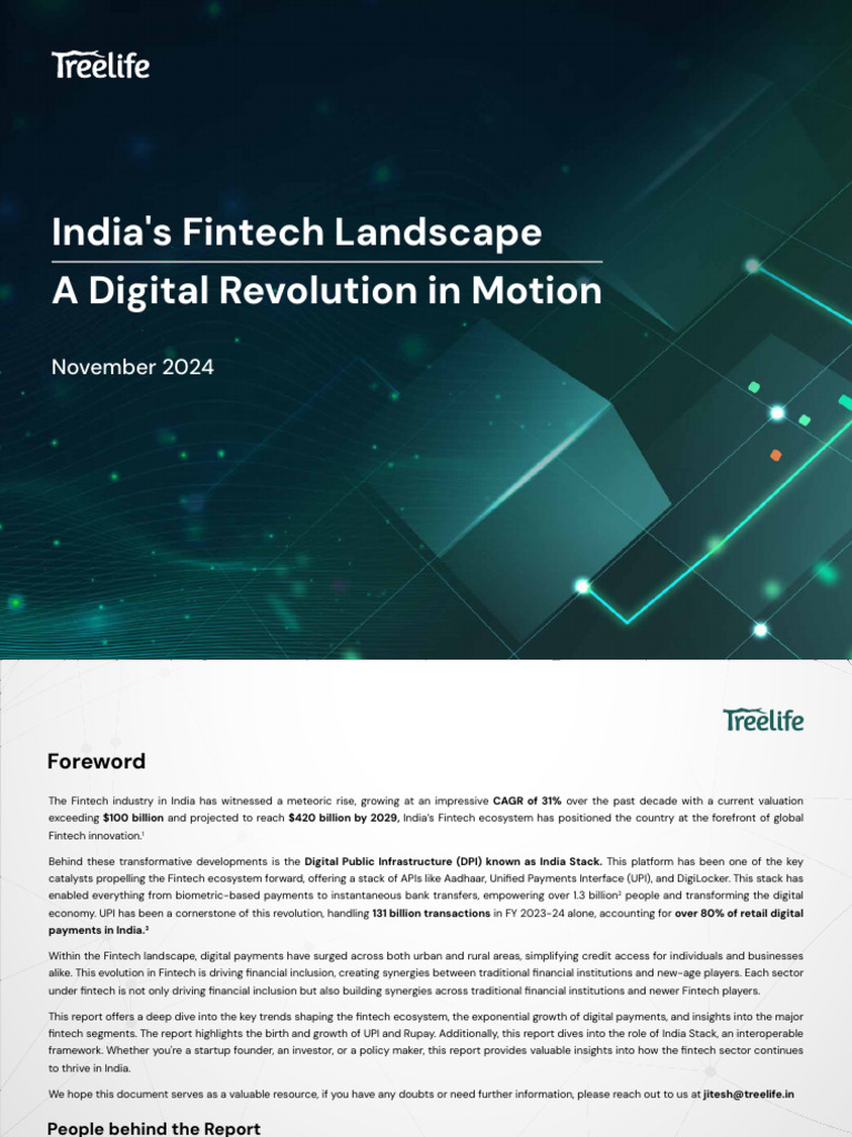 India's Fintech Revolution Overview | PDF | Personal Finance ...