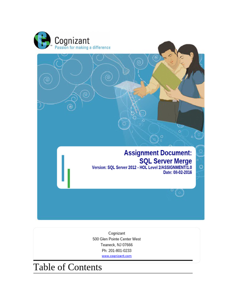 HandsOnLab Manual 03 Merge | PDF | Database Index | Microsoft Sql Server