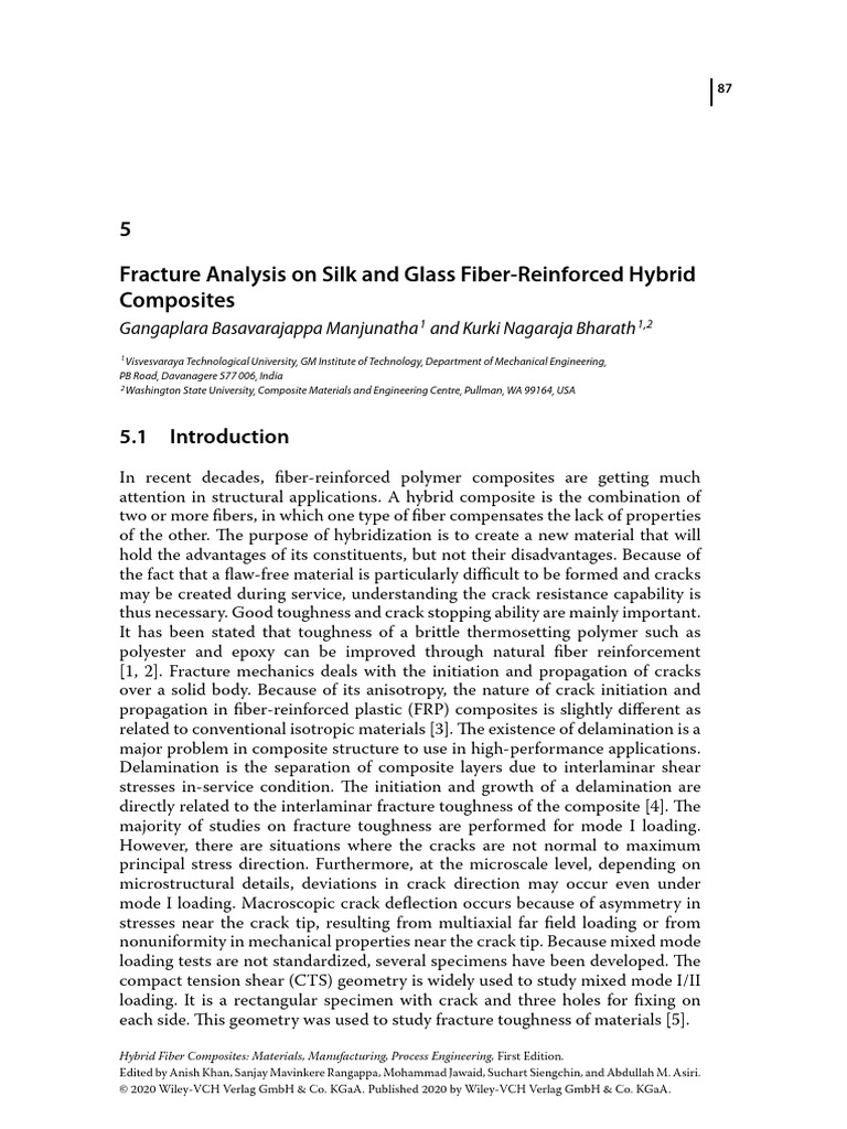 Fracture Analysis of Hybrid Composites | PDF | Fracture | Fracture ...