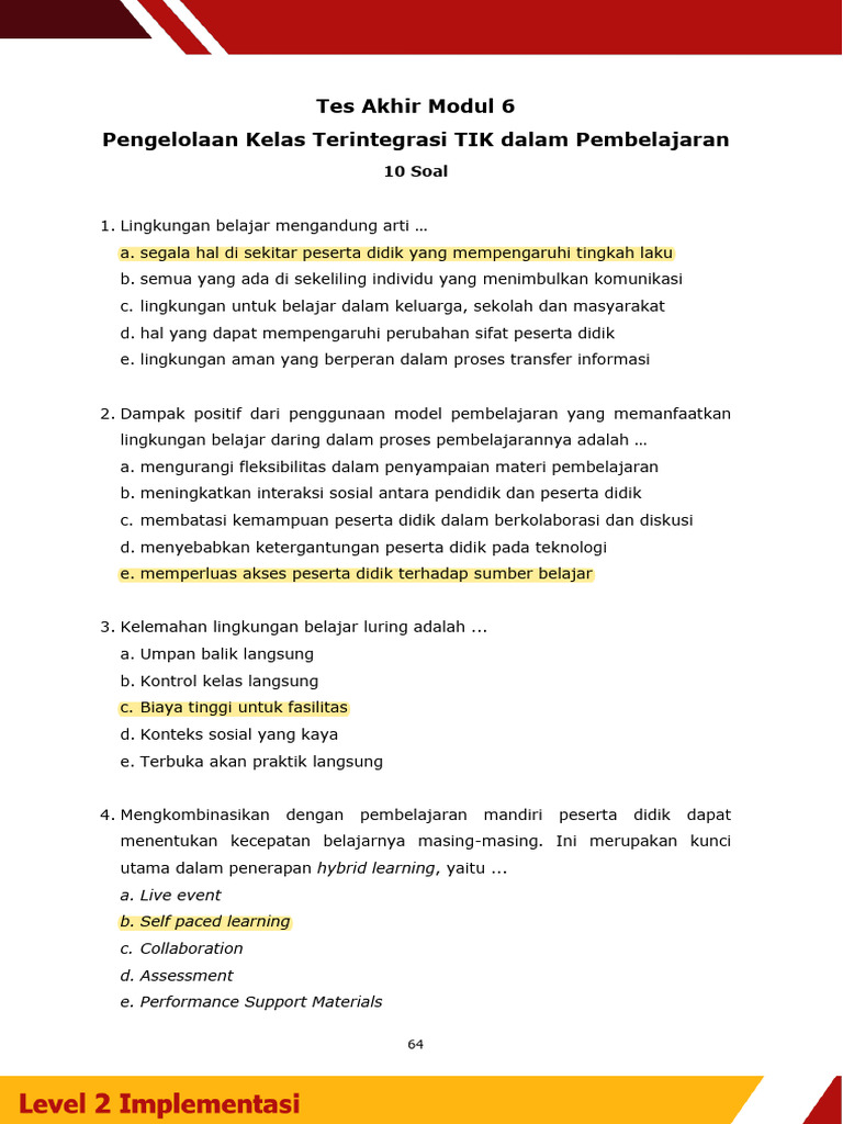 Soal Modul 6 | PDF