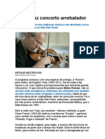 Gidon Kremer Faz Concerto Arrebatador - Violino - Música Erudita
