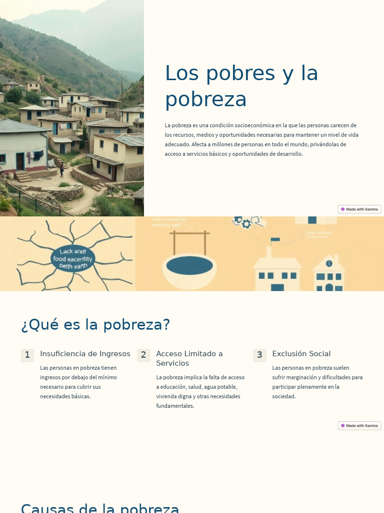 Causas y Consecuencias de la Pobreza | PDF | Pobreza | Pobreza e indigencia