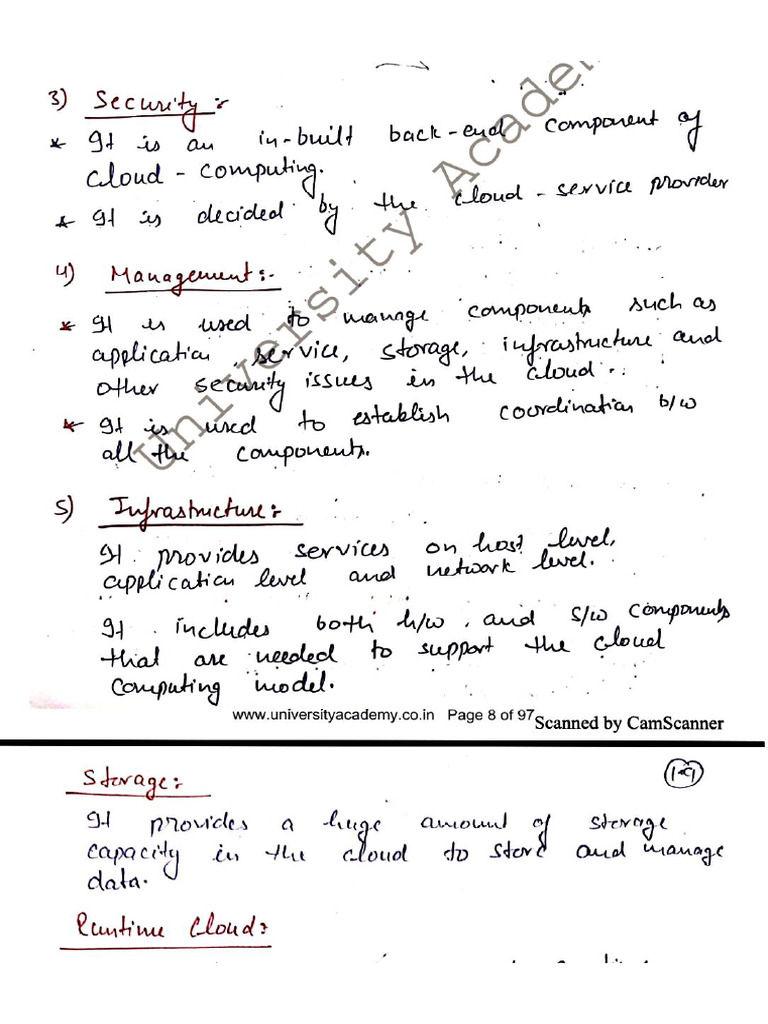 Cloud Computing Important | PDF