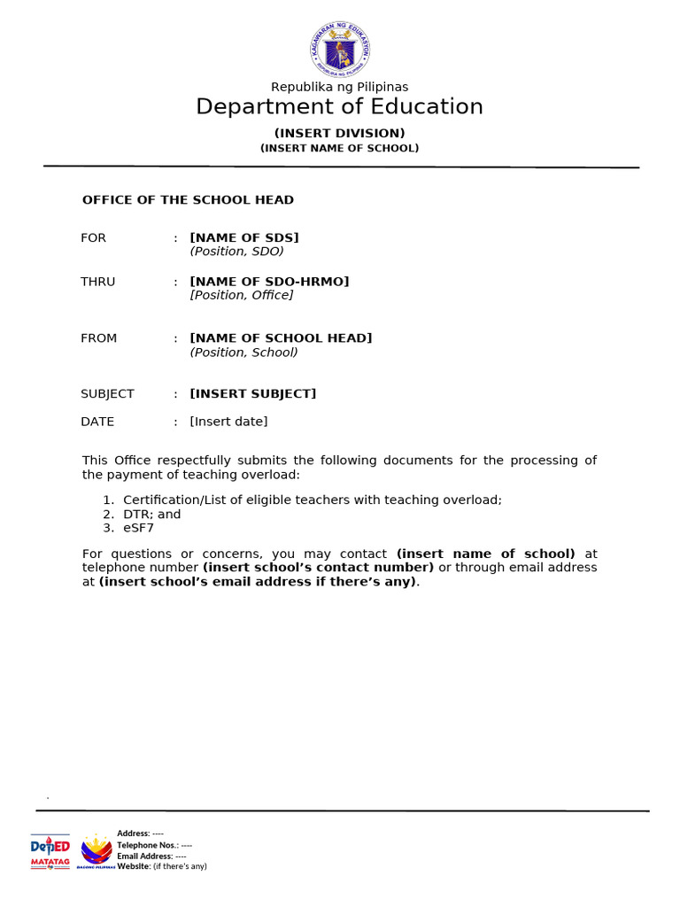 Endorsement Memorandum | PDF