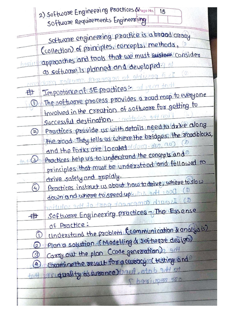 Software Engineering Notes - Unit 2 | PDF