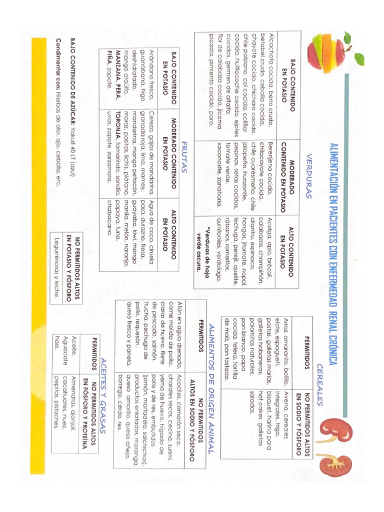 LISTA DE ALIMENTOS CON CONTENIDO DE POTASIO visual data 5