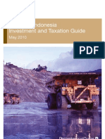 Indonesia Mining Investment and Taxation Guide 2010 PWC