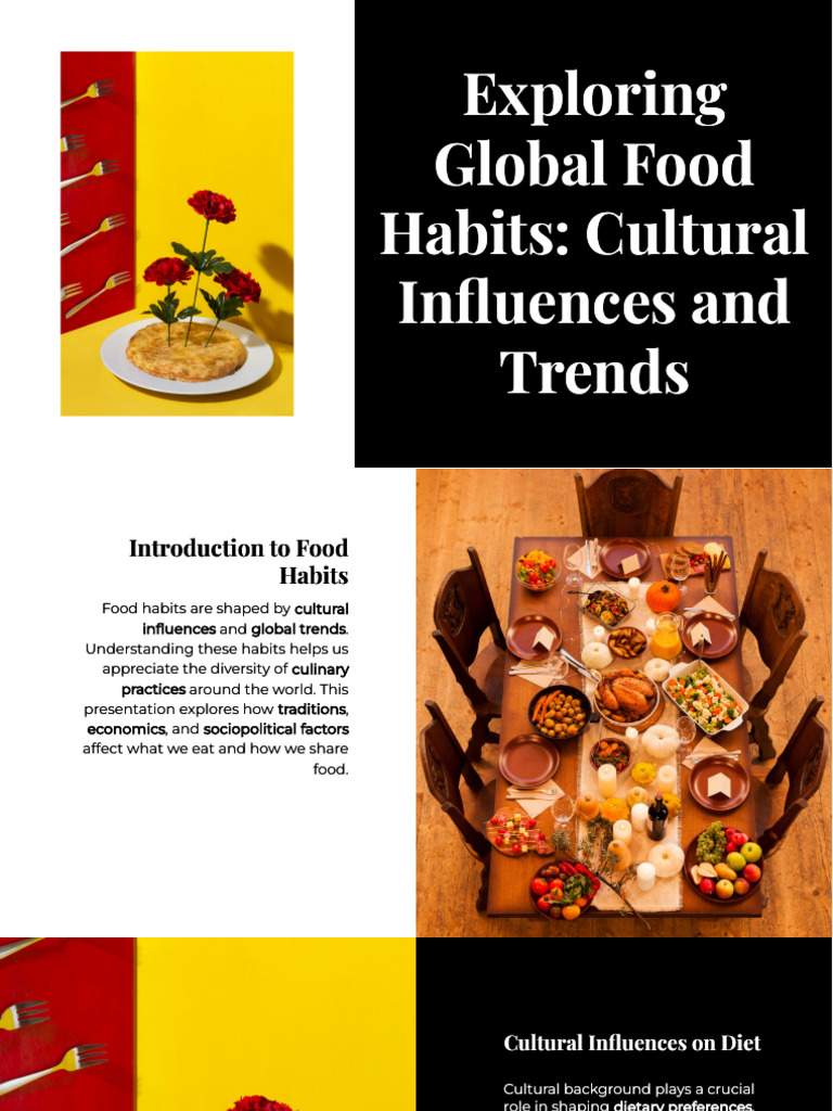 Global Food Habits & Trends | PDF | Wellness