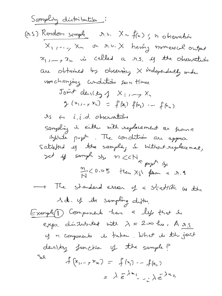 Sampling Distribution I | PDF