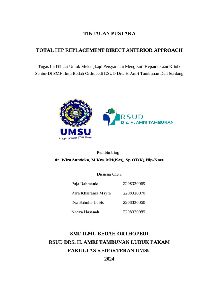 Orthopedi THR 2 | PDF | Kajian Bahasa Asing | Sains & Matematika