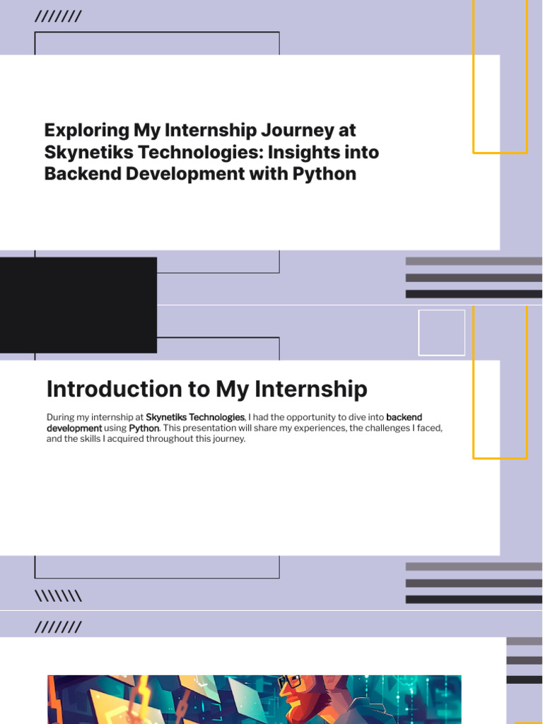 Python Backend Internship Insights | PDF | Business | Technology ...