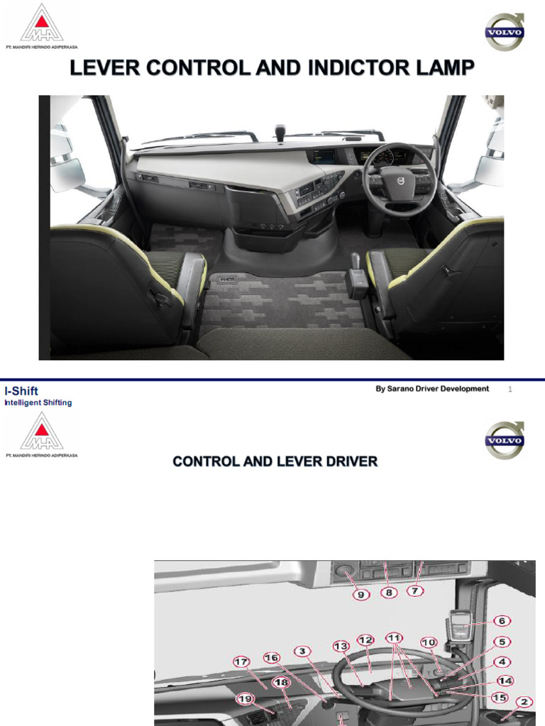 Truck Control Panel and Features Guide | PDF | Automotive Technologies ...