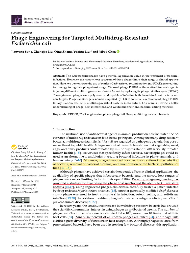 Phage engineering | PDF | Bacteriophage | Bacteria