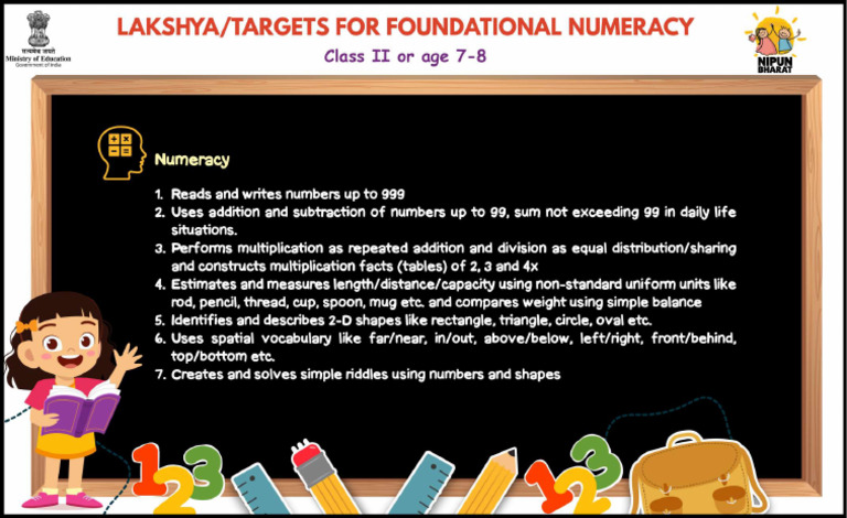 Class 2 Foundational Numeracy | PDF