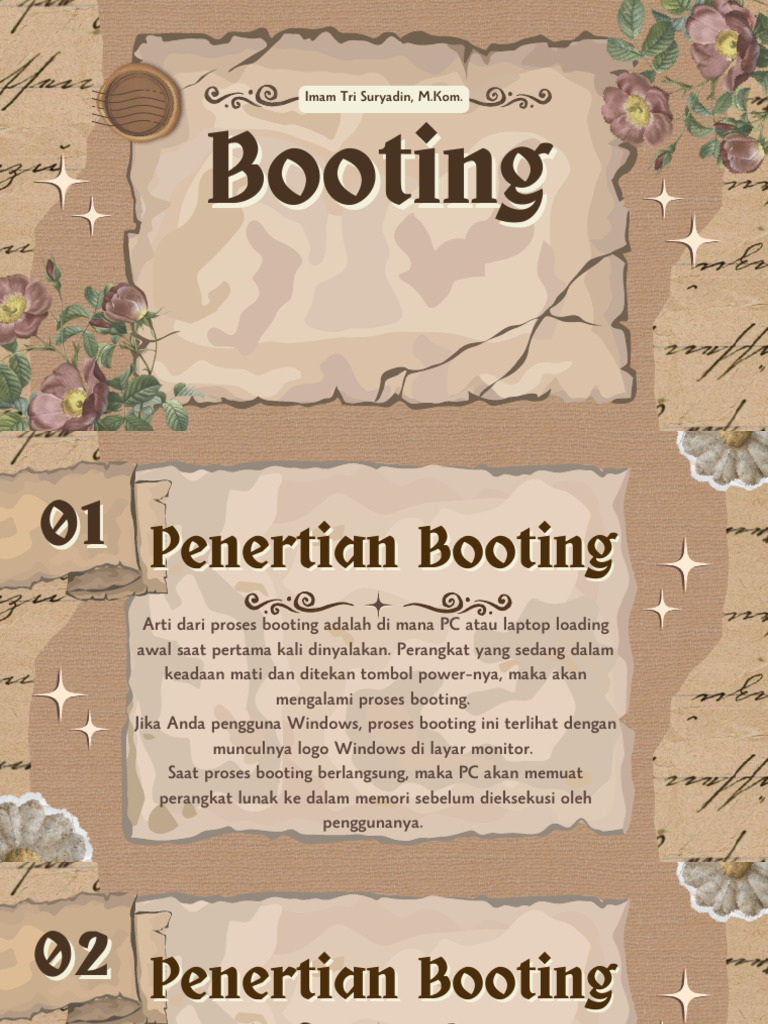 Pengertian dan Jenis Booting Komputer | PDF