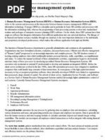 Human Resource Management System - Wikipedia, The Free Encyclopedia