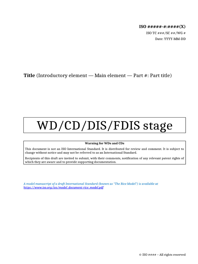 Simple Template Dot Pdf International Organization For Standardization