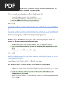 FA - AI Specialist - Unofficial Practice Questions