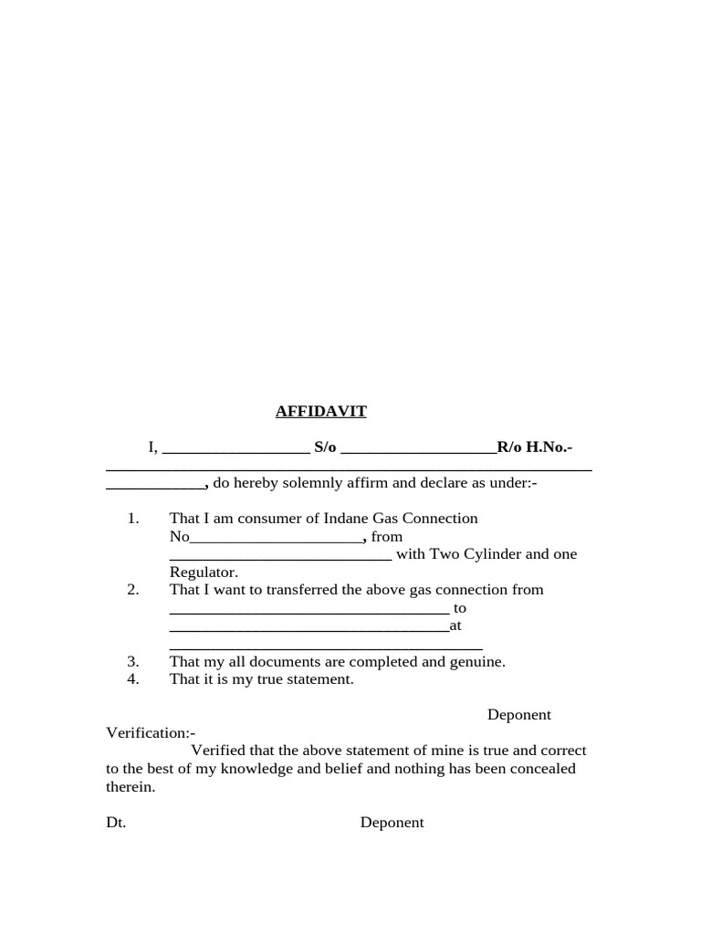 Change Gas Service | PDF