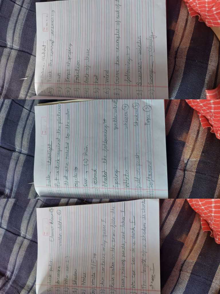 Anmol Sharma Class 3a Roll No.6 | PDF