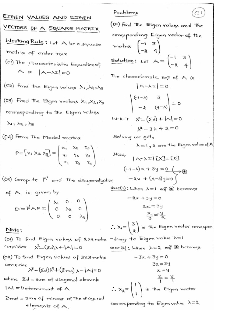 Module 02 (Linear Algebra 2) | PDF