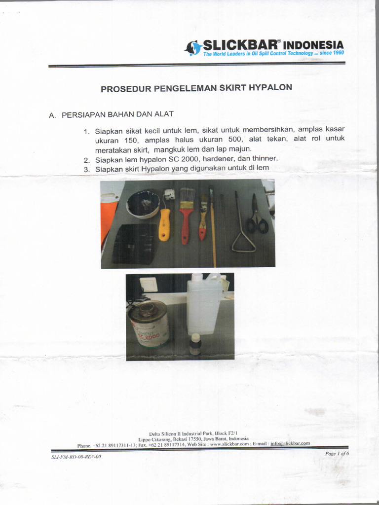 Tambal SlickBAr | PDF