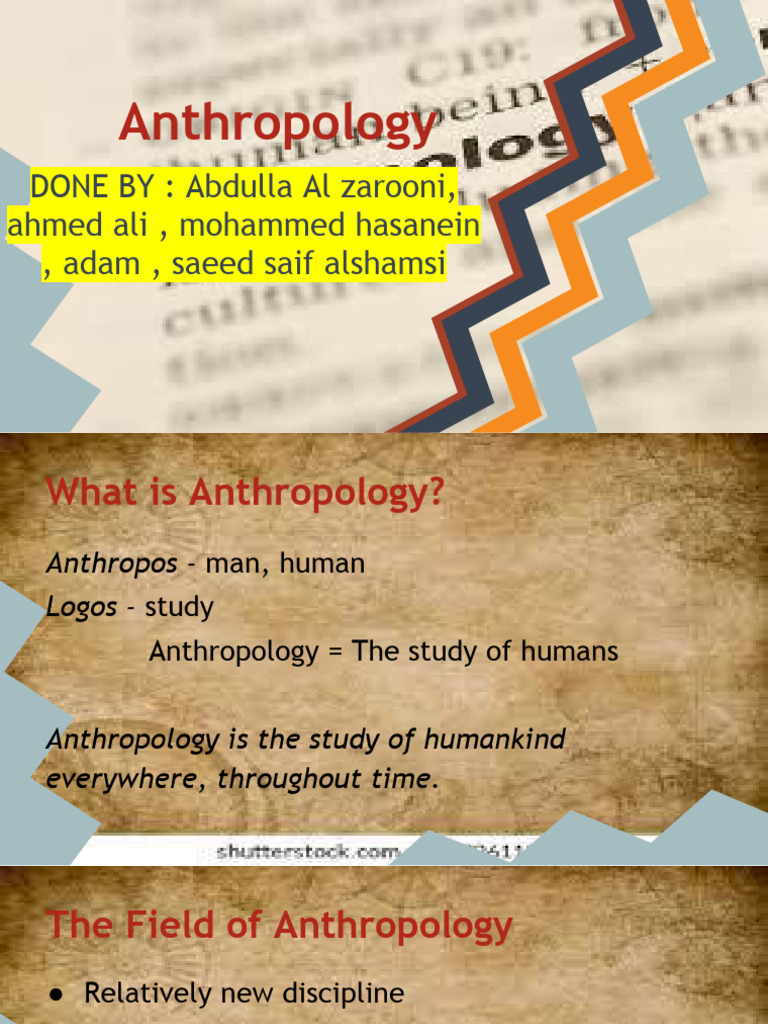 Introduction To Anthropology Study Pdf