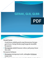 Gerak, GLB, GLBB