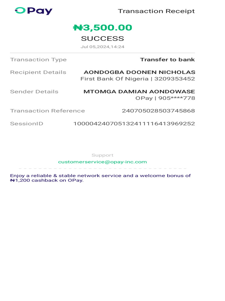 Transaction Receipt-240705028503745868 | PDF
