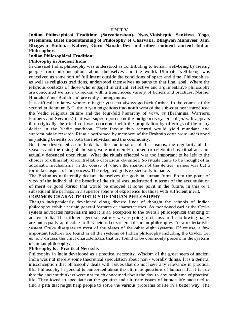Overview of Indian Philosophical Systems | PDF | Brahman | Vedanta