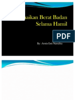 Kenaikan Berat Badan Selama Hamil