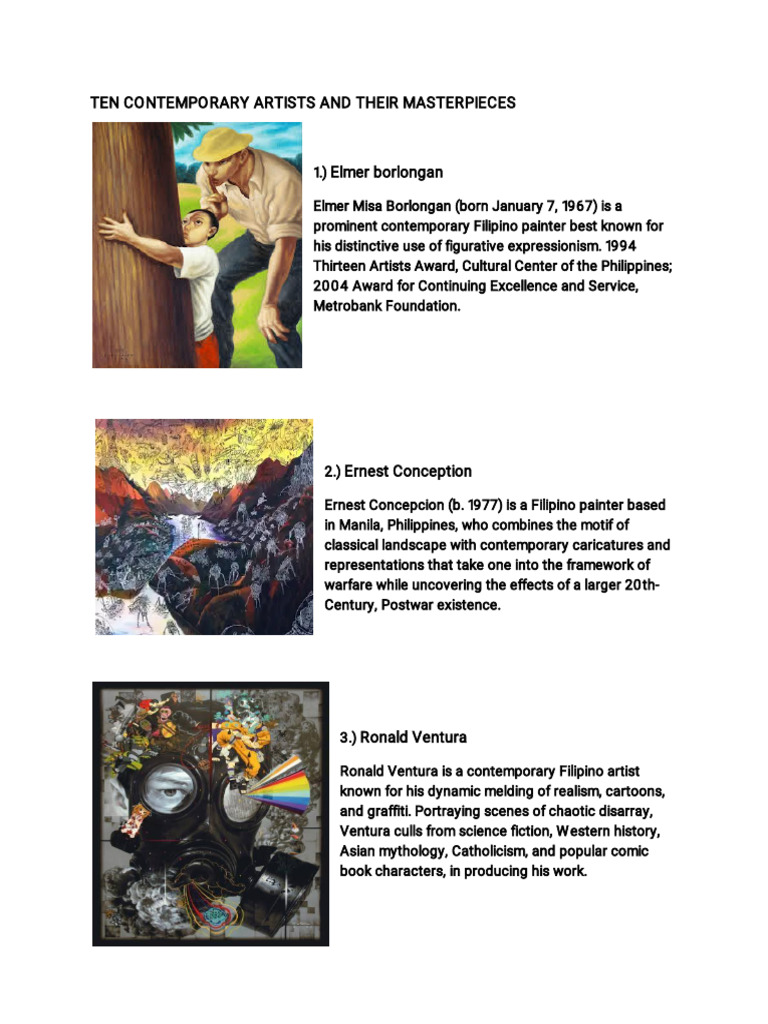 TEN CONTEMPORARY ARTISTS-WPS Office | PDF