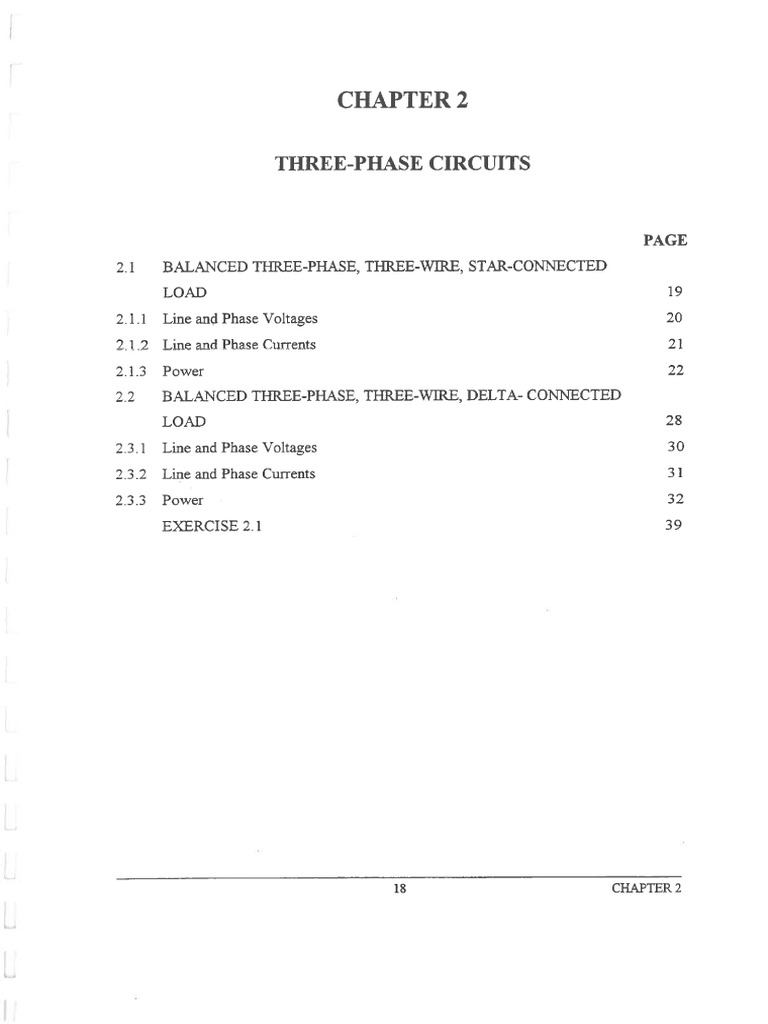Additional Notes Chapters 2, 3, 4, 5 & 6 Three Phase Circuits | PDF