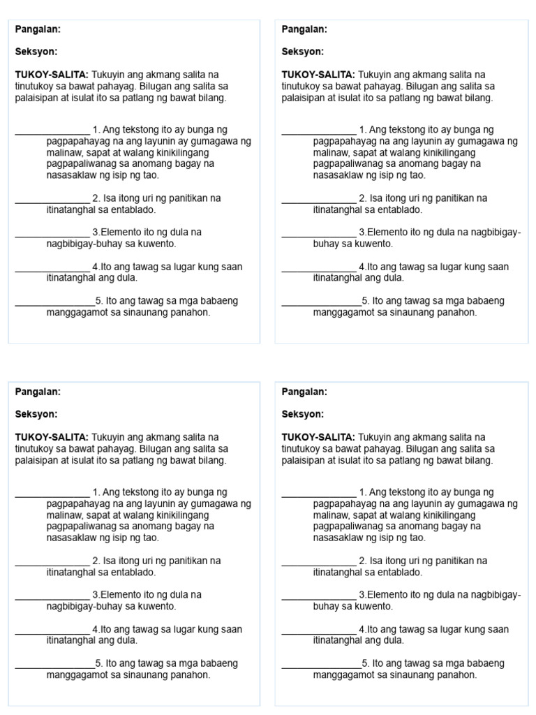 Pre-Test - Dula | PDF